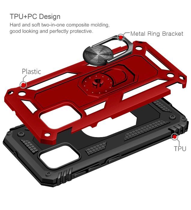 Husa hybrid ARMOR cu inel Samsung Galaxy A21s, A41, A51, A51 5G, A71