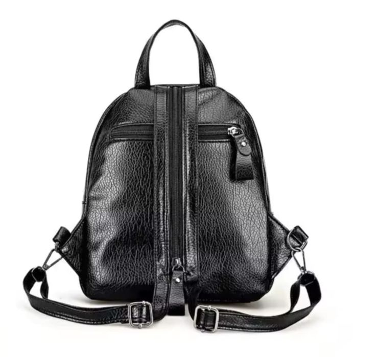 Нова малка дамска кожена раница за всекидневна употреба