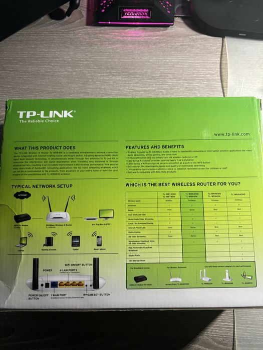 Vând Router TP-LINK TL-WR841N