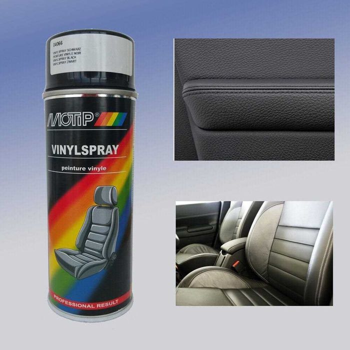 Спрей за кожа, винил, за поправка, 3 цвята черен, бежав или сив