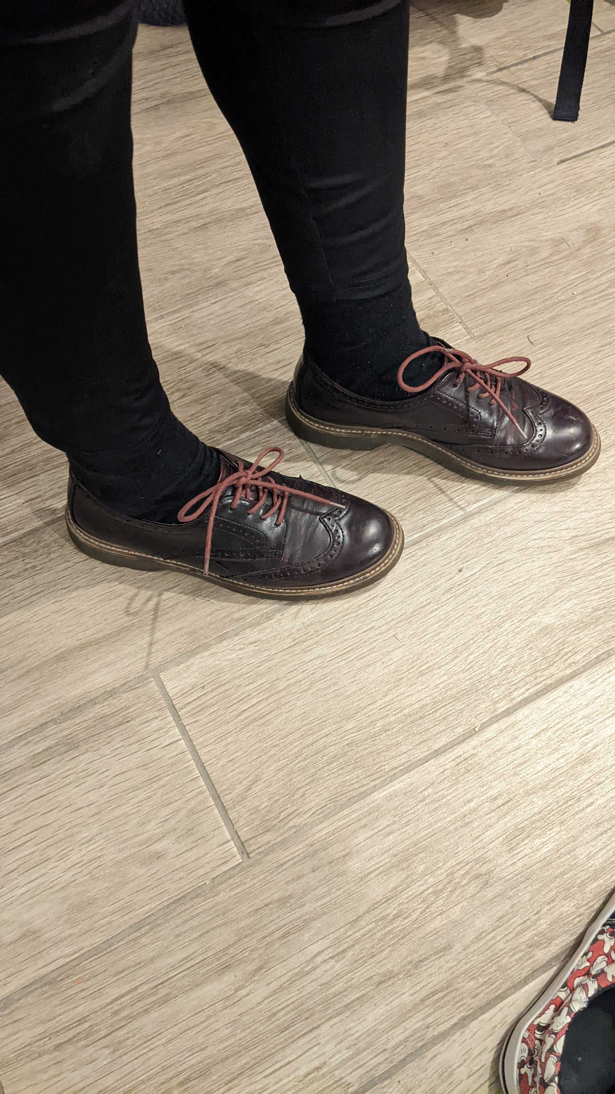 Pantofi office Graceland din piele mărimea 39
