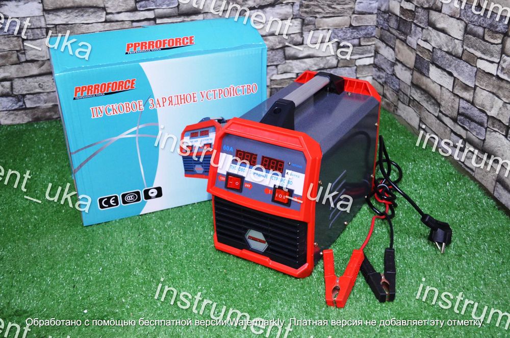 Пуско-зарядное устройство для аккумуляторов (АКБ) 12/24V Proforce