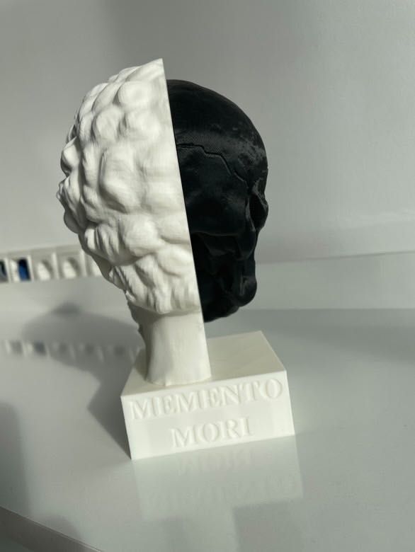 3D принтирана фигура ,,Memento Mori“