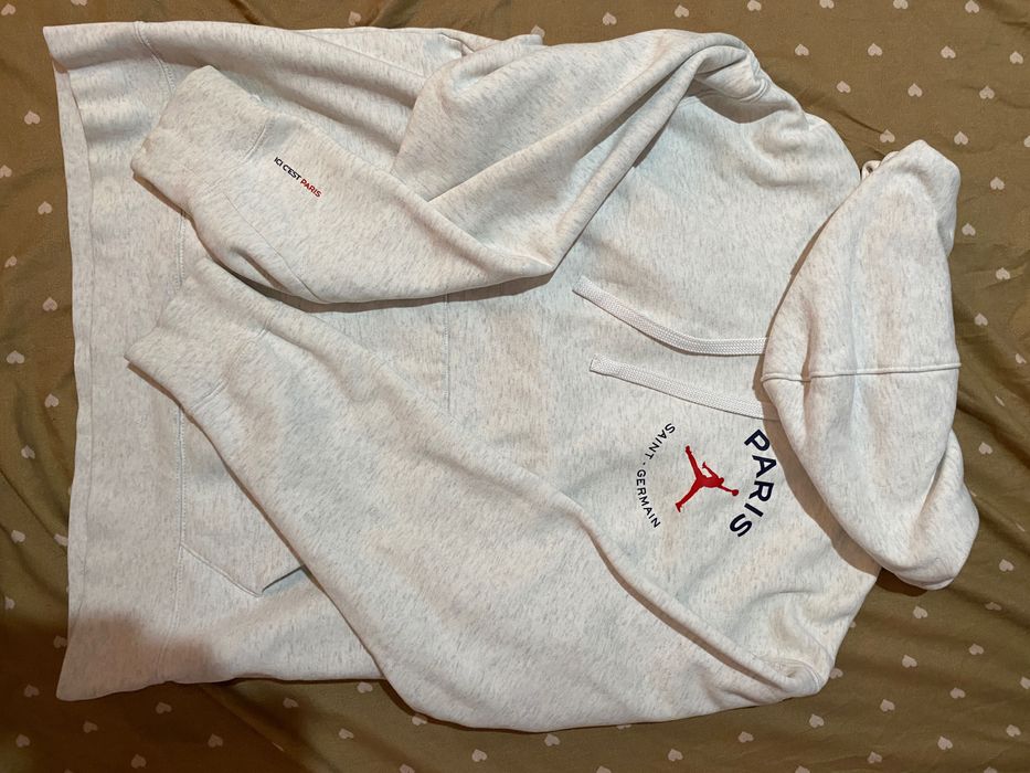 Hanorac Alb Jordan PSG 23 Paris