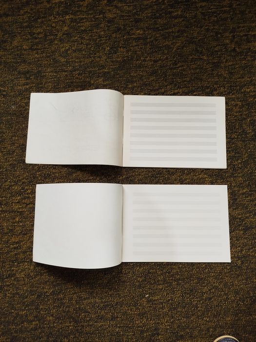 Тетрадь для нот, новые