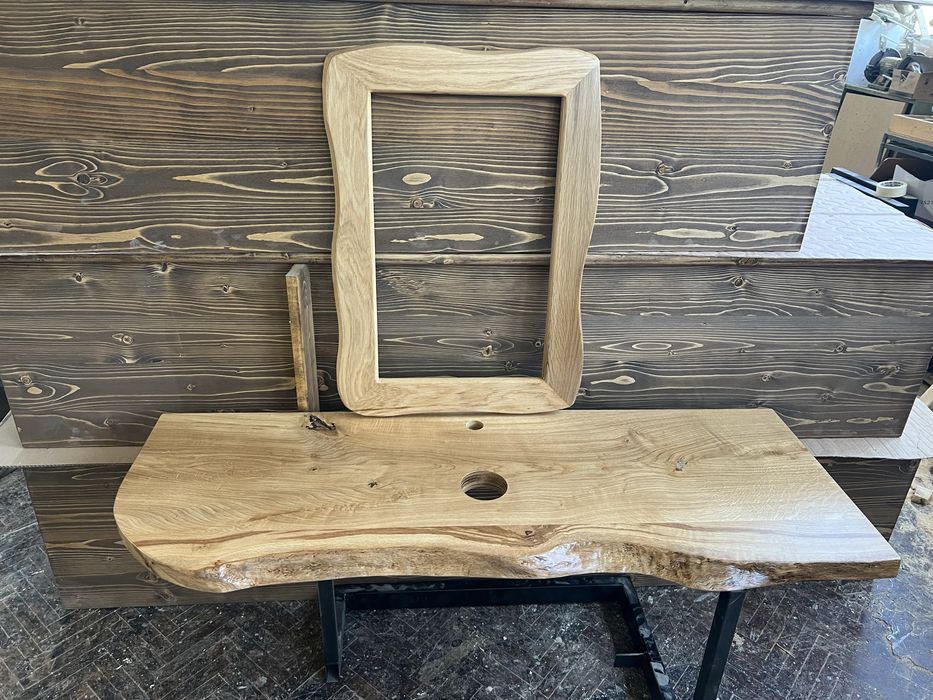 Плотове и мебели за баня от масивно дърво и епоксидна смола