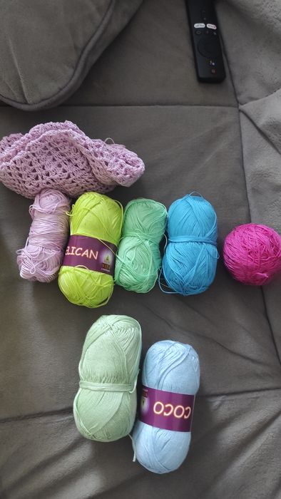 Продам пряжи хлопок Вита Коко и пеликан