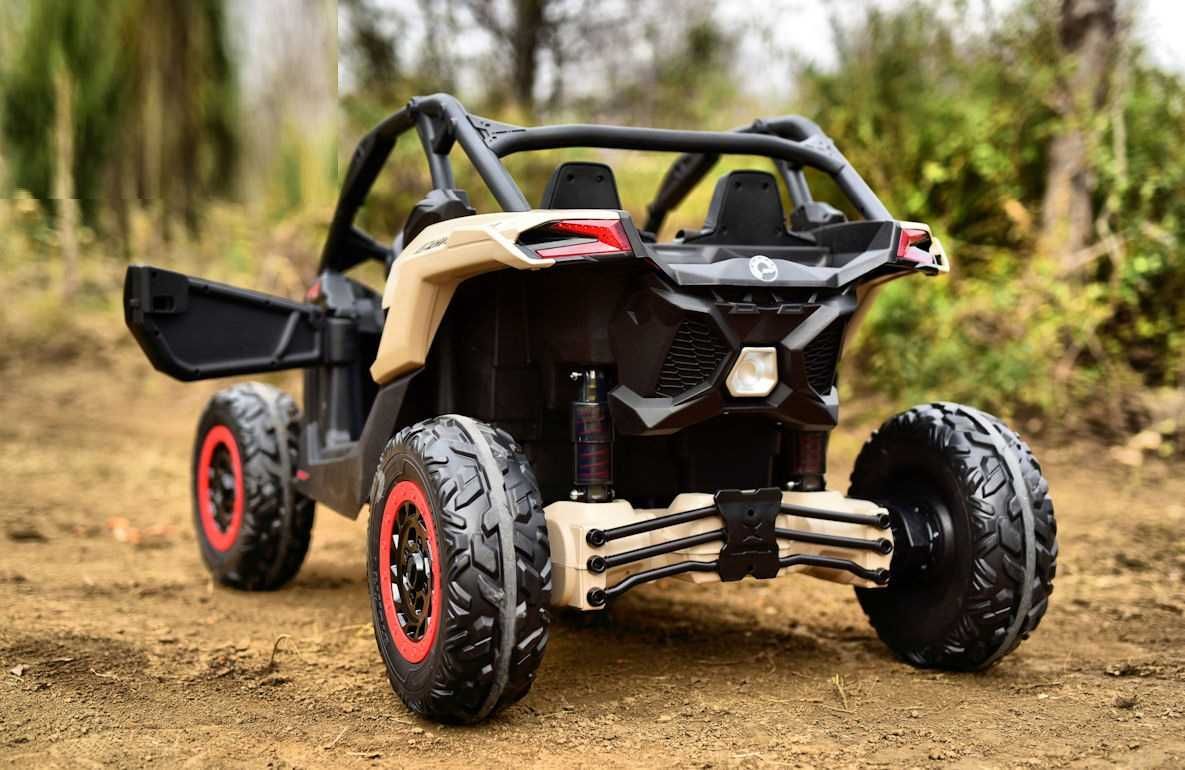 Двуместен джип Can-Am Maverick 4x4 UTV 24v батерия С ДИСТАНЦИОННО