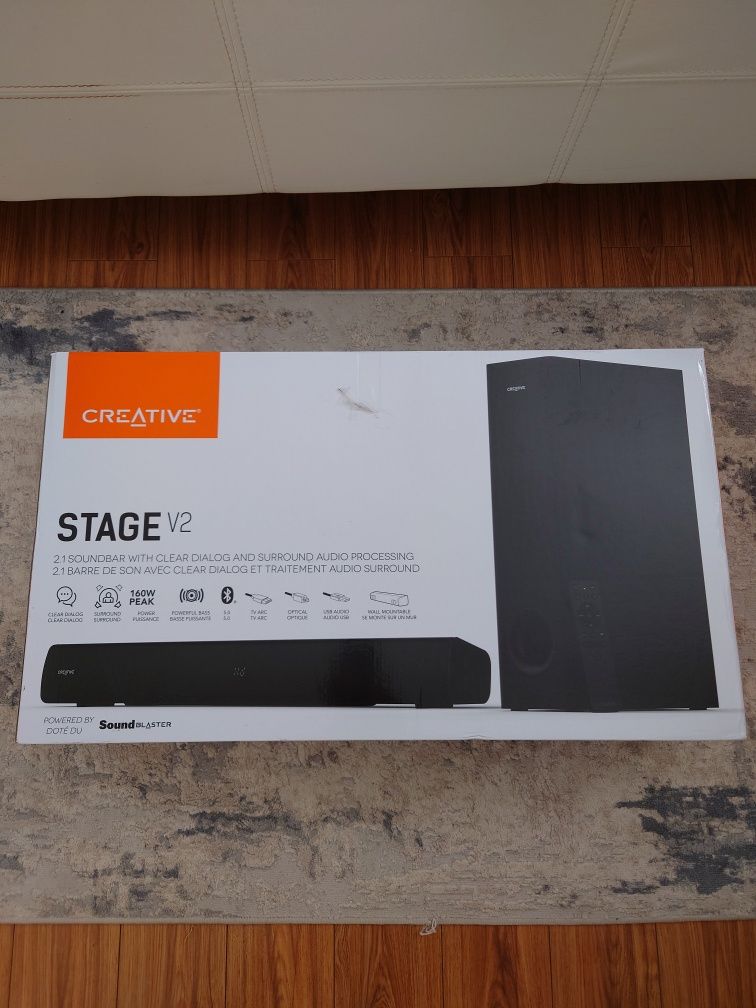 Soundbar Creative Stage V2 Nou