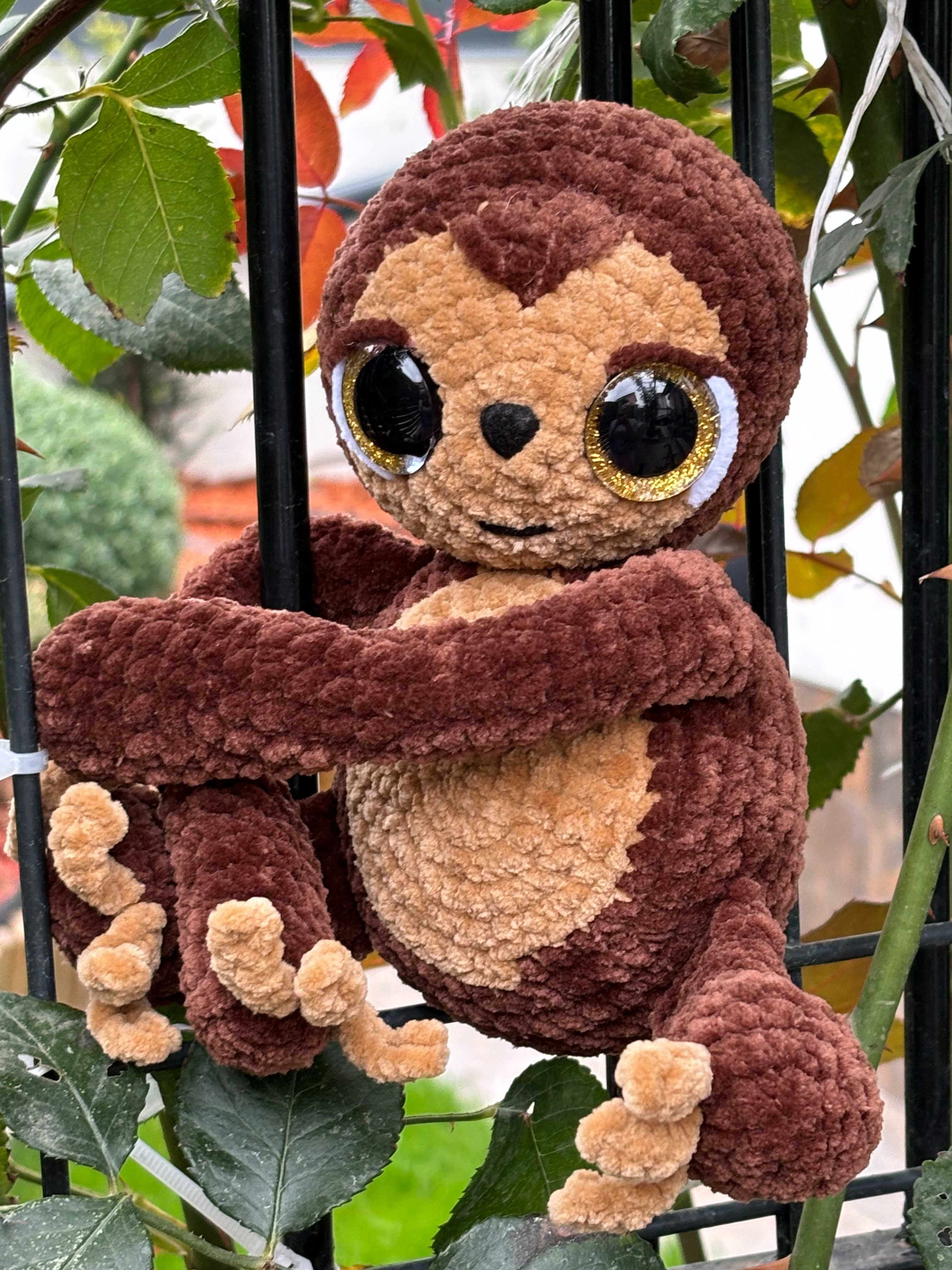 Animal leneș croșetat manual