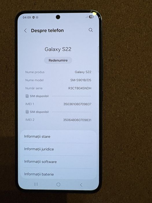 Aamsung S901 Galaxy S22 5G Dual Sim 128 Gb ID-XXL2824