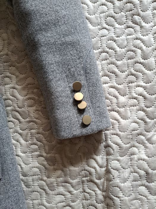 Palton cu guler de blana marimea 34