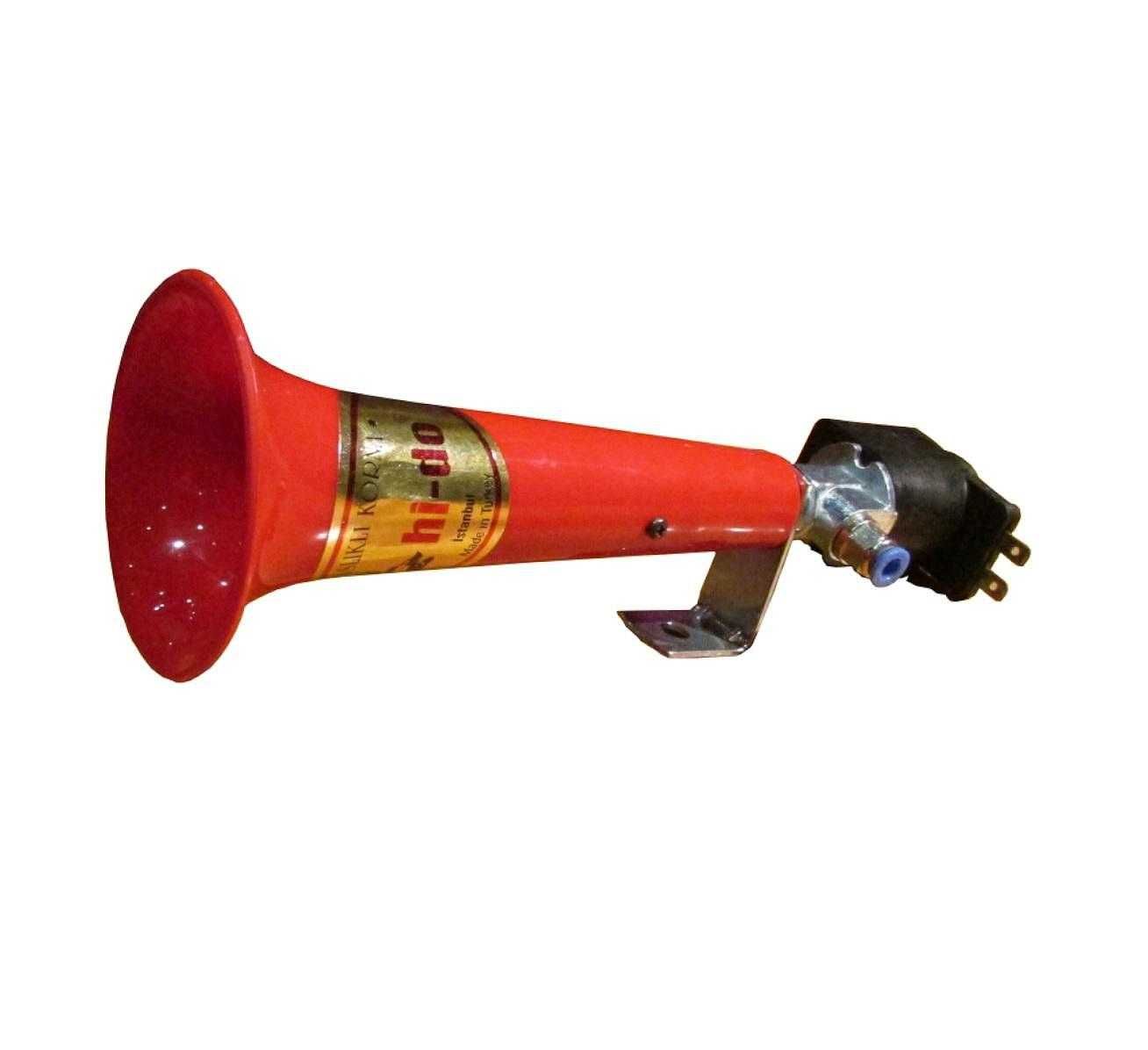 Тромба 24V, 120dB, единична кръгла, мелодия "Turkish Wolf Whistle"