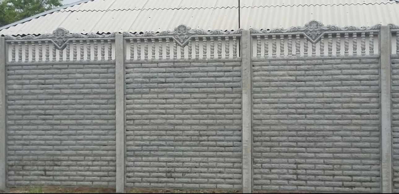 Еврозабор с установкой Коршау Заборы Шлокоблок Кирпич Еврозабор
