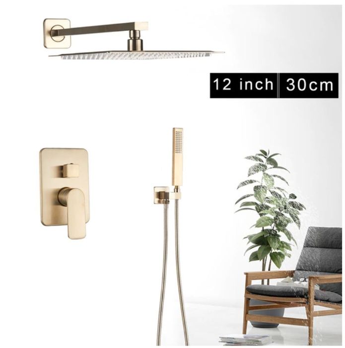 Baterie de dus incastrata in perete para 30Cm G mat 2 factura/garanti