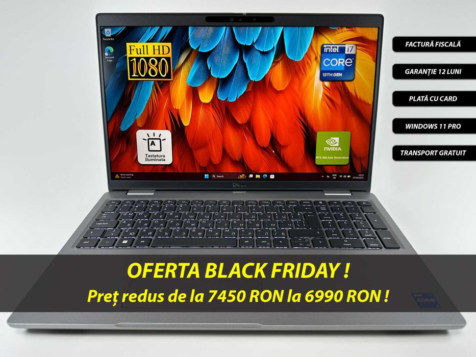 Laptop Dell Precision 3581 i7-13800H 64 GB 1TB ssd Nvidia RTX Garantie