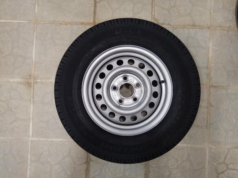 Roata completa remorci/platforme auto 195R13C