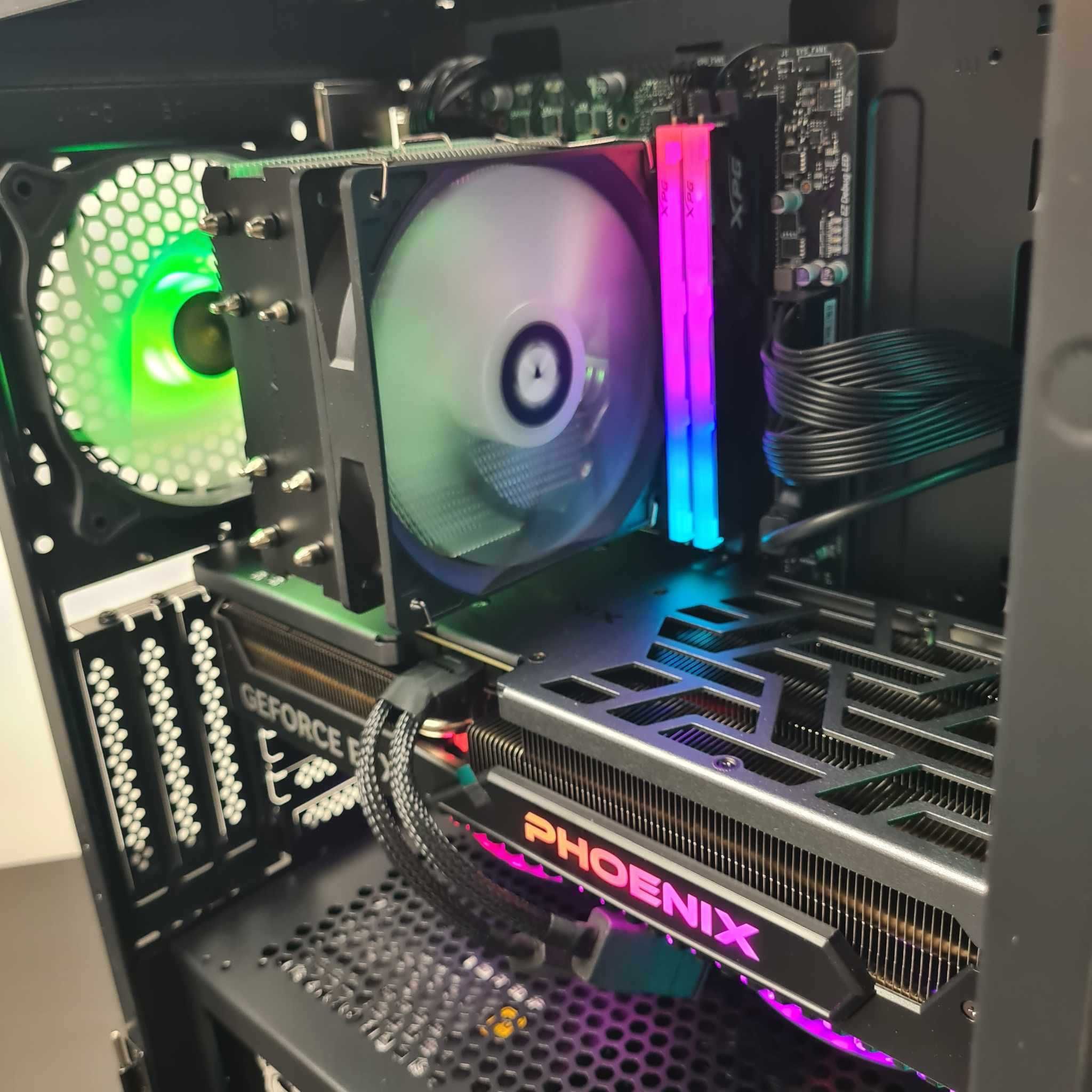 Геймърски компютър!  RTX 4070, Intel i5-13400F, 16GB RAM/Нов+Гаранция!