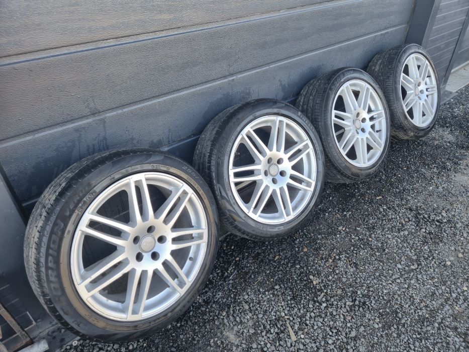 Jante Audi 5x112 pe 20 cu anvelope 255/45 R20 dot 2024