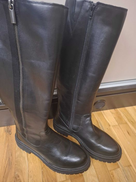 Нова цена.Ботуши естествена кожа GEOX