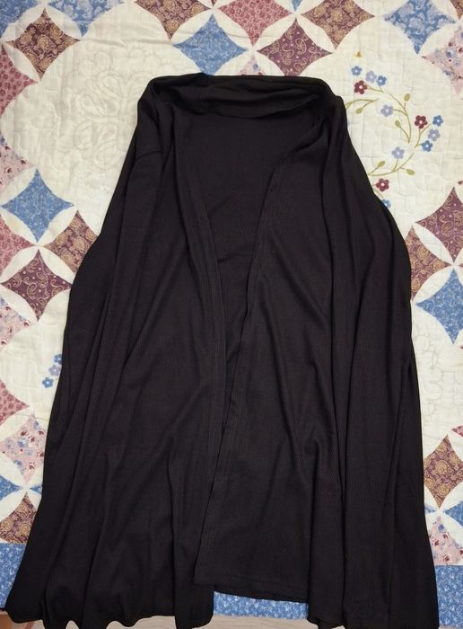 Накидка черная, легкая ткань