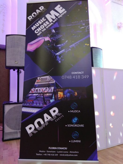 Muzica, sonorizare, lumini - totul intr-un singur loc!