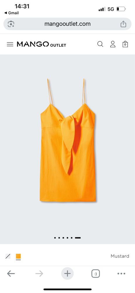 Mango рокля с етикет