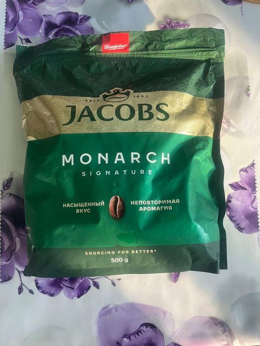 Кофе растворимый Jacobs Monarch классический сублимированный 500г