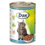 DAX различни видове- Консервирана храна за котки 415гр.