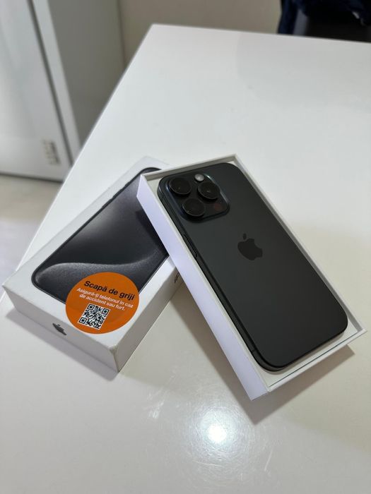 Iphone 15 PRO MAX black baterie 93%