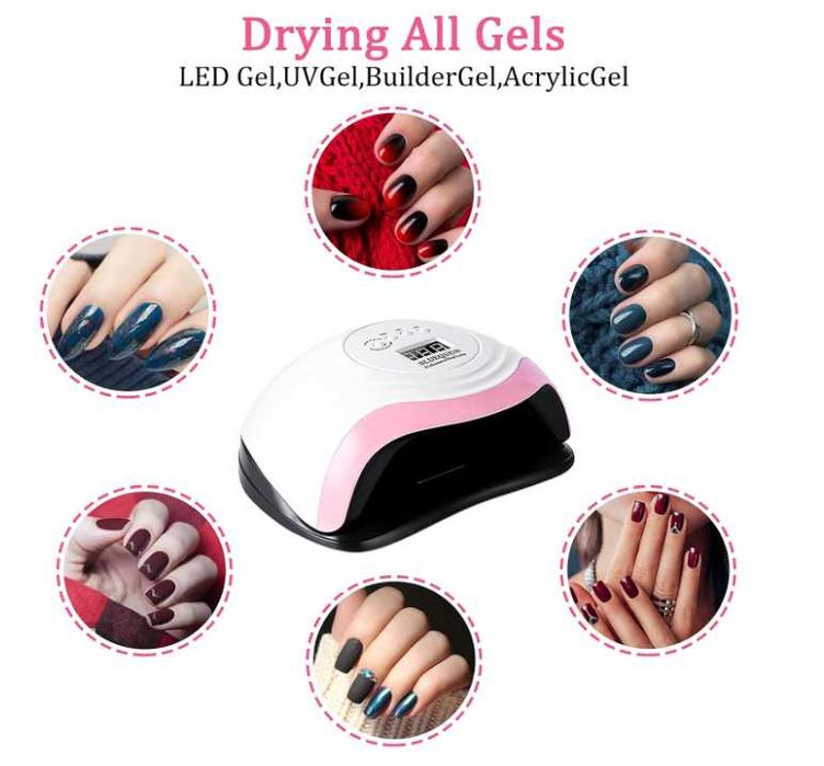 Lampa unghii JOYBOY UV LED 168 W Lampa profesionala Display