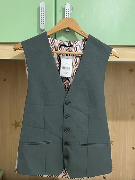 Vestă Next Culoarea Gri
