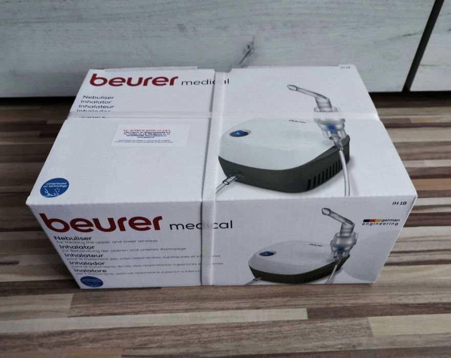 Aparat aerosoli nebulizator inhalator Beurer IH18, nou