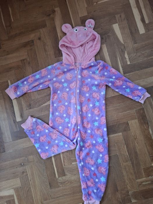 Костюм Peppa pig в розово и лилаво 104 см