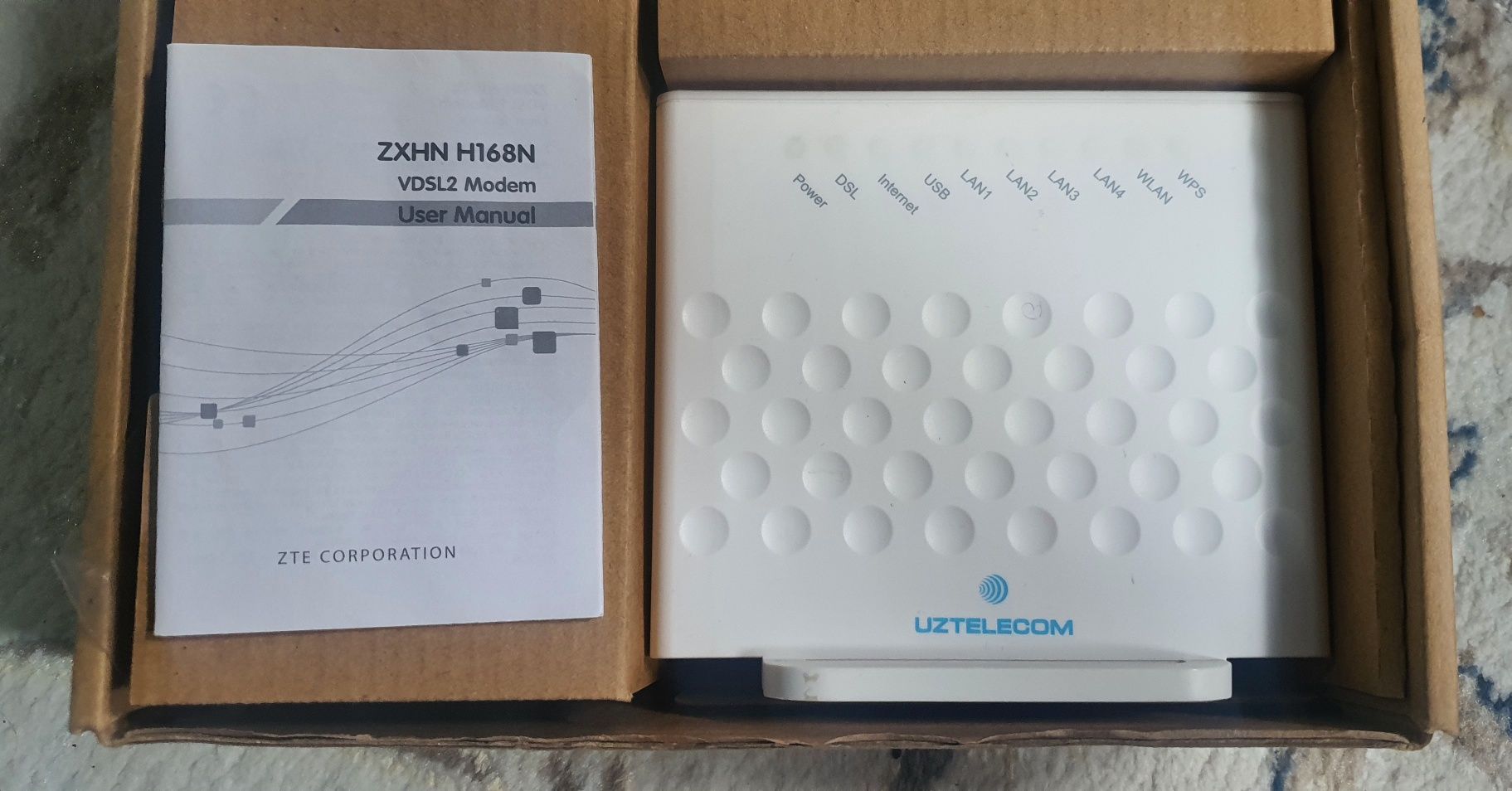 Модем  ZTE ZXHN H168N new
