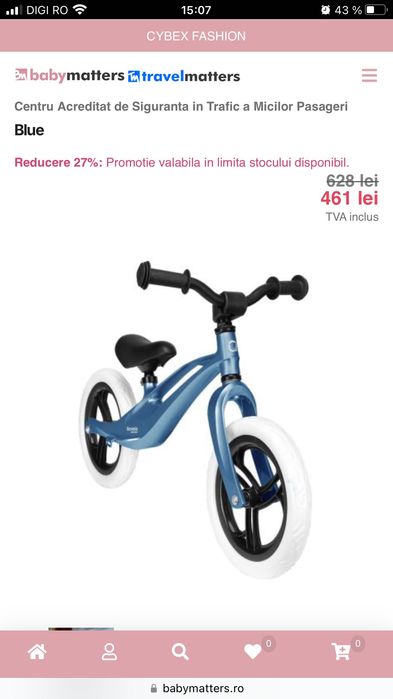 Bicicleta fara pedale