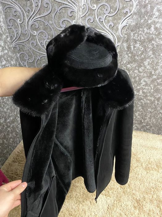 Дубленка, ушанка