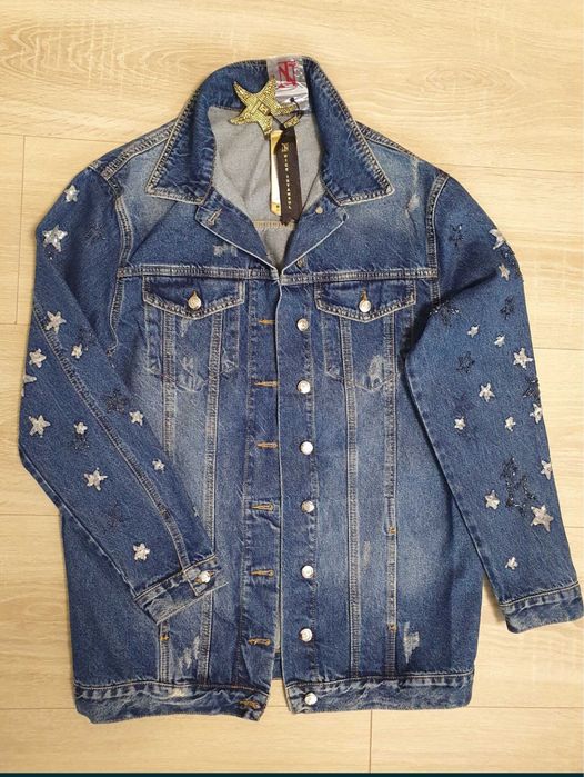 Дамско дънково яке