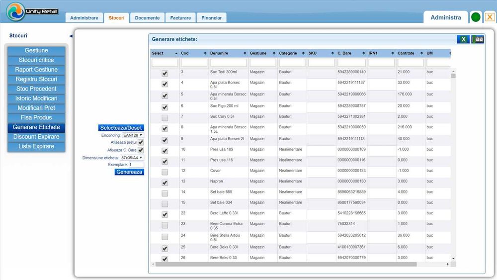 Sistem complet POS Magazin PC+Touchscreen+Soft Vanzare Gestiune
