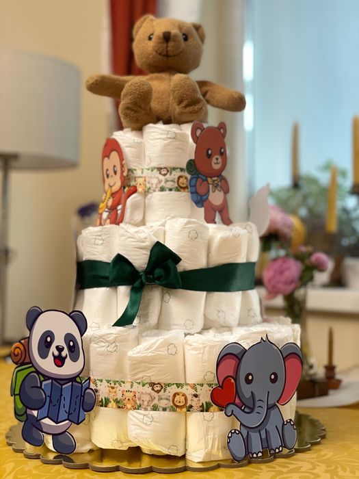 Diaper Cake / Tort Scutece / Cadou botez
