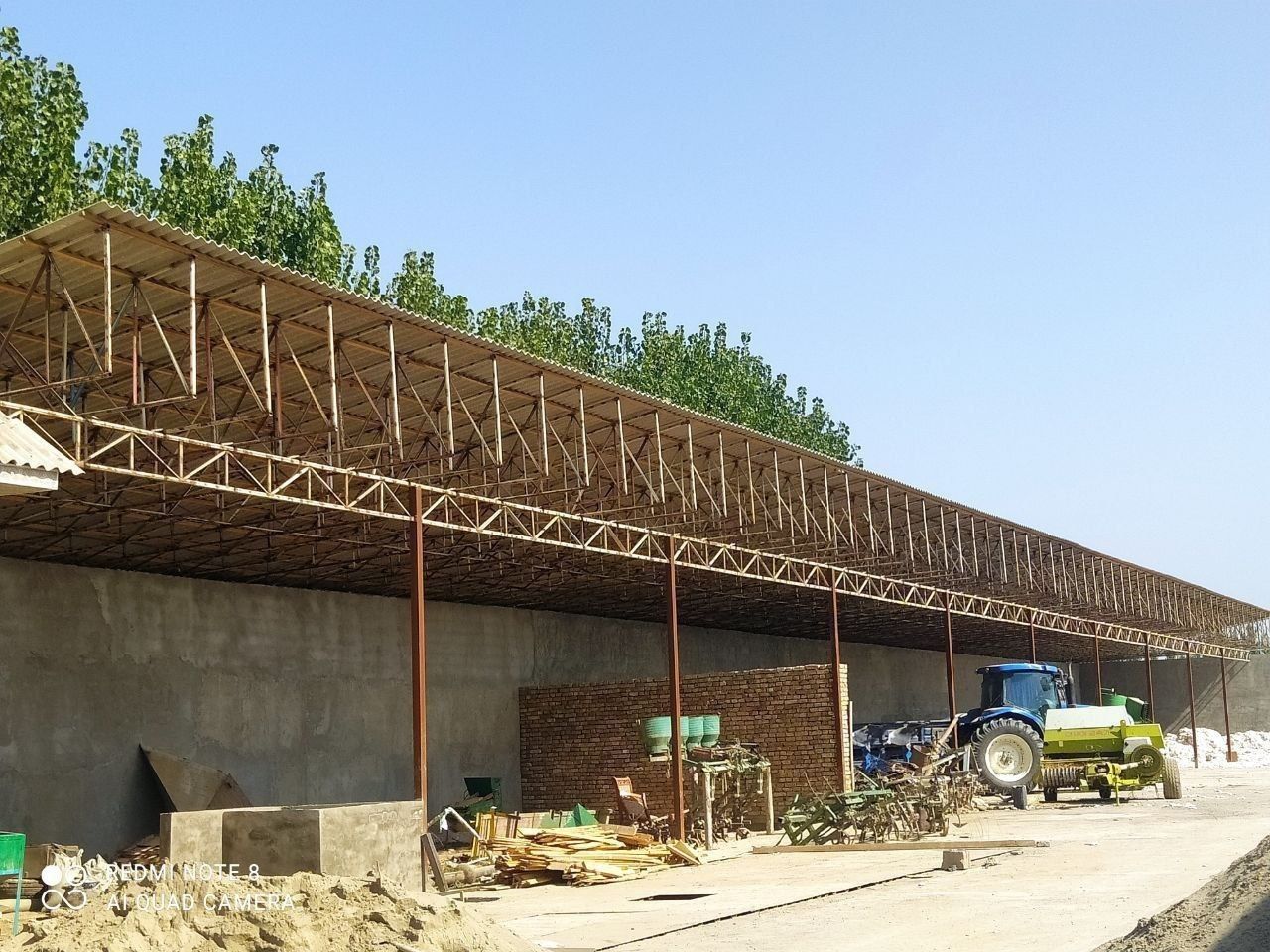 Harhil turdagi issiqhona tom naves stadion qurish hizmati