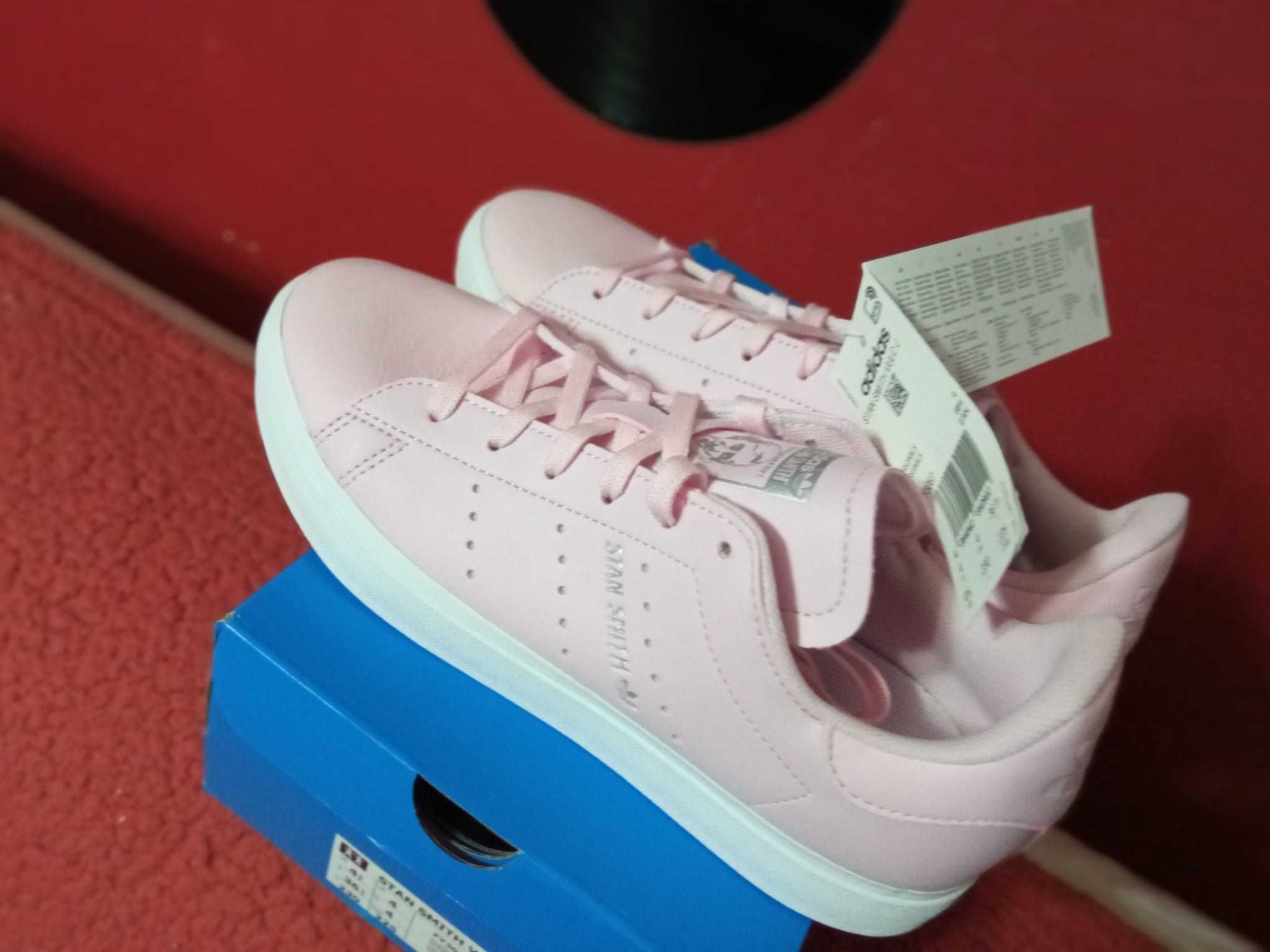 ADIDASI  ORIGINALI 100% STAN SMITH "Pink leather" nr 36.5