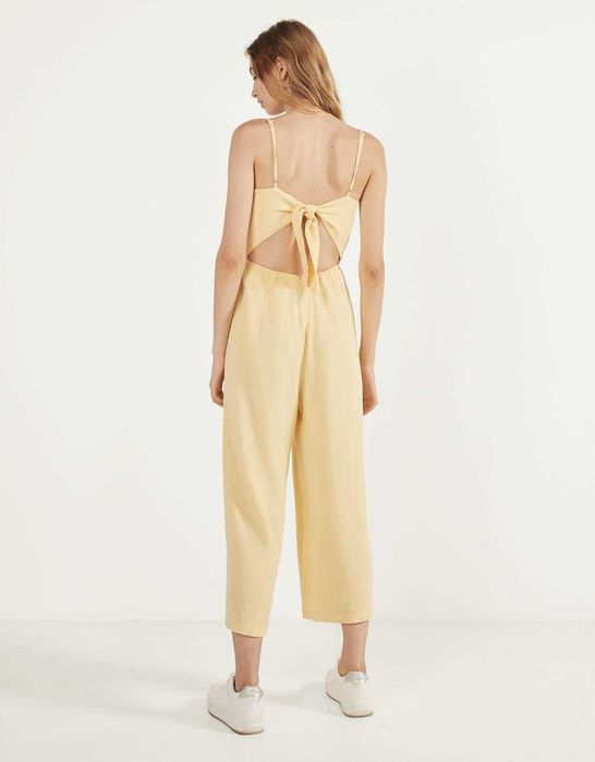 Salopeta lejera cu spate gol Bershka - 20% IN