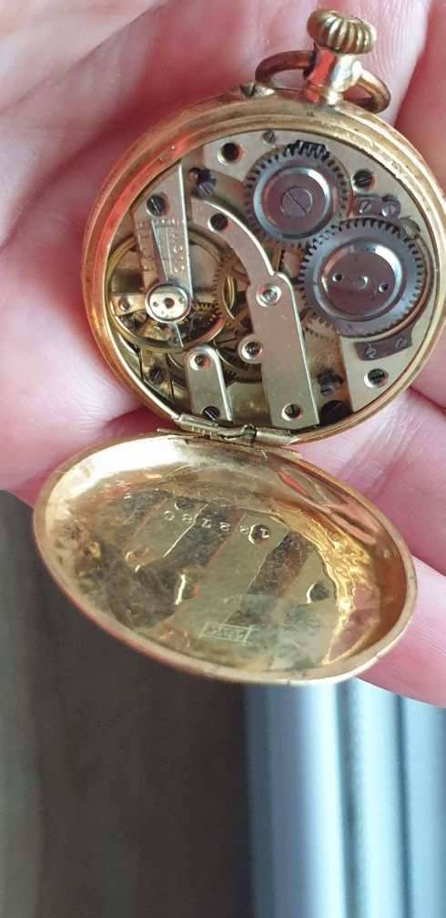 Ceas vechi, carcasa aur 18 k
