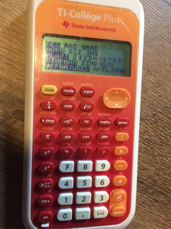 Calculator Texas Instruments TI-College Plus
