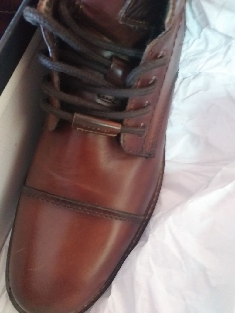 Мъжки обувки естествена кожа, купени от Германия