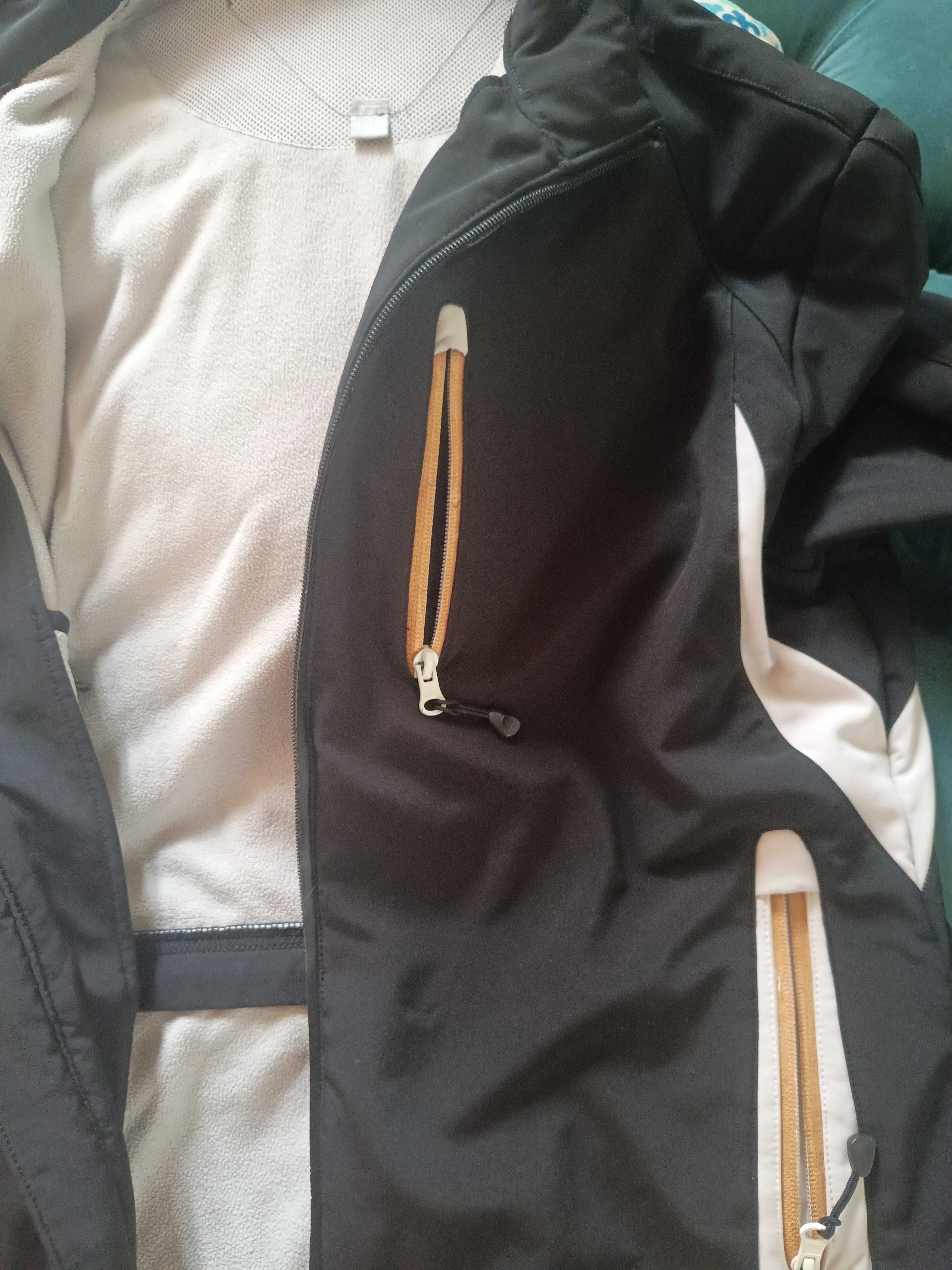 Geaca bărbătească sport , puf cu doua fete, cadou  polartec softshell