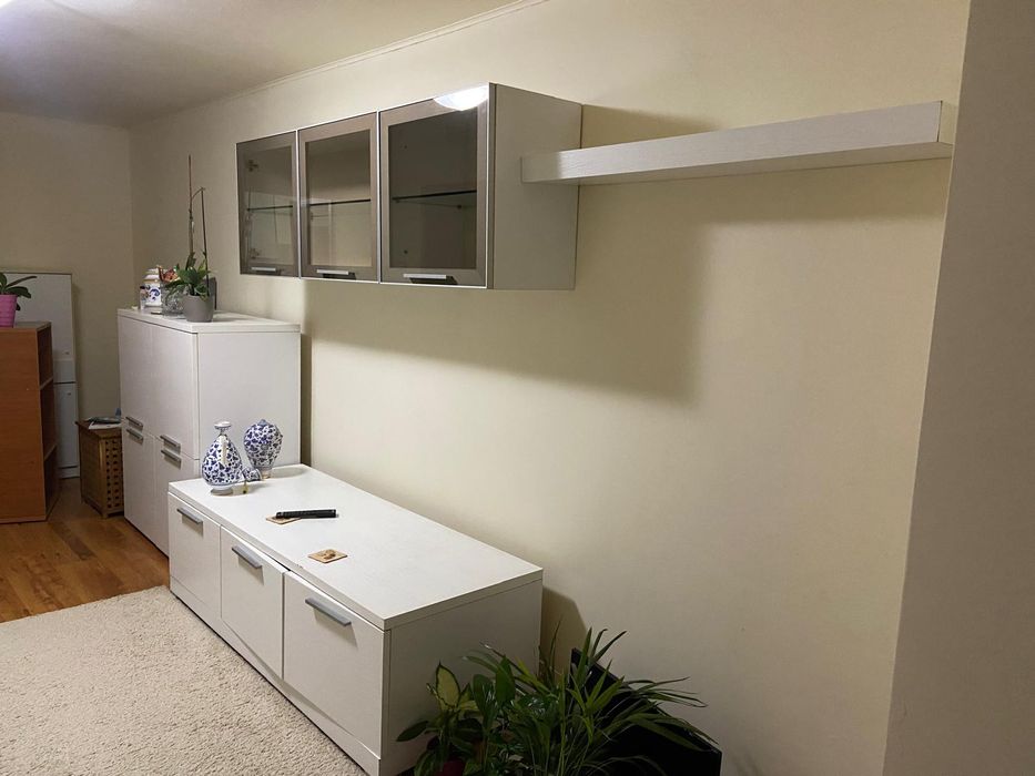 Mobila sufragerie stejar 4 piese + canapea