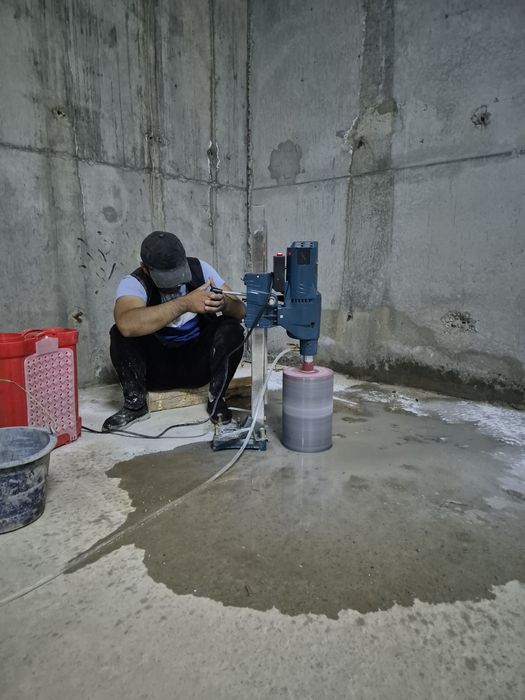 Алмазное бурение под трубы Алмазное Сверление Бурение