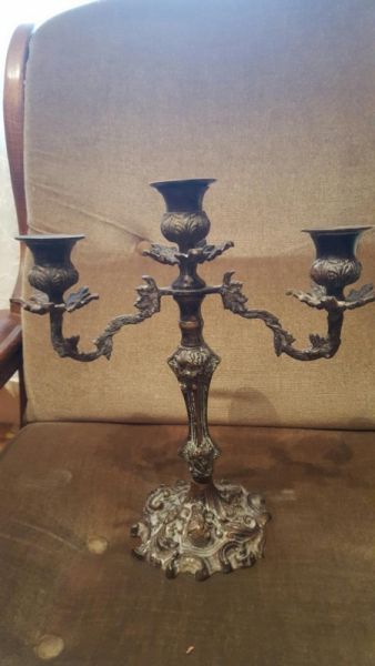 Бронзов свещник от WW2 - автентичен.